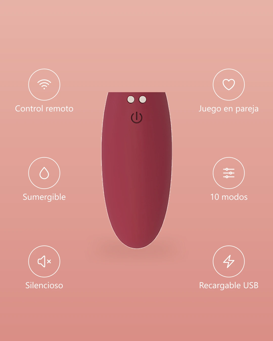 Doris — Huevo vibrador con control remoto de Amor Vibrante