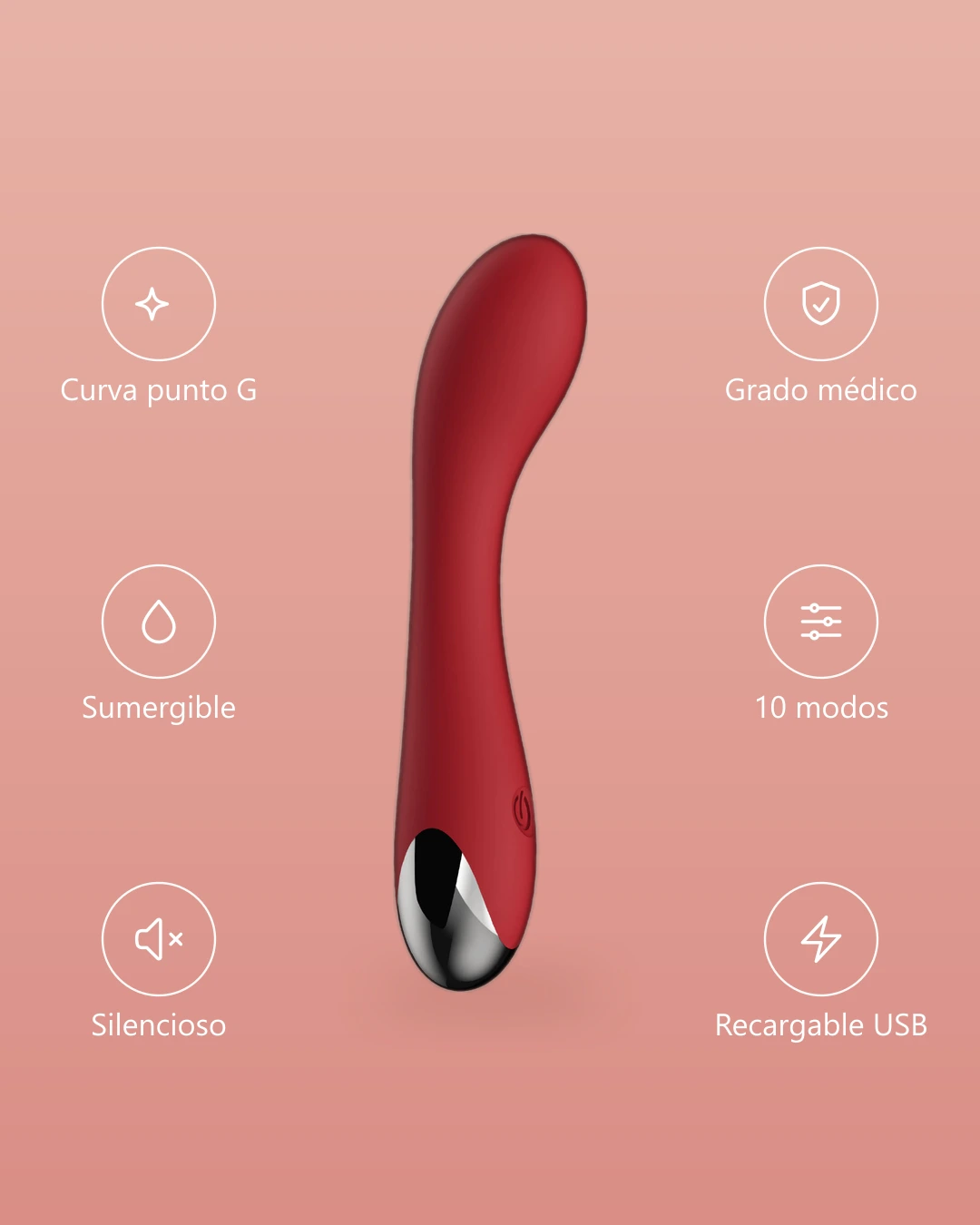 Yamol — Vibrador de punto G de Amor Vibrante